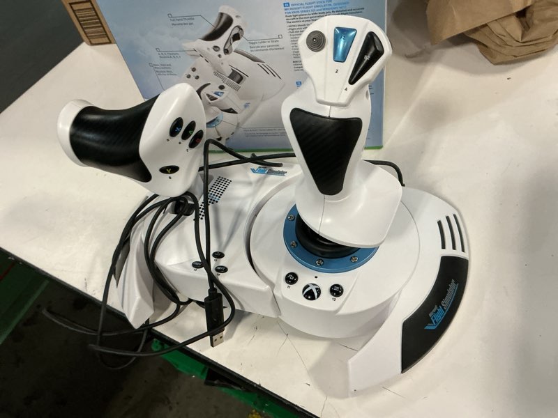 Condition photo showing Good Condition for Thrustmaster T-Flight Hotas One Microsoft Flight Sim 2024 Collectors Edition (compatible with Xbox Series X|S and PC) MSFS White Edition Xbox Series X/S | PC
