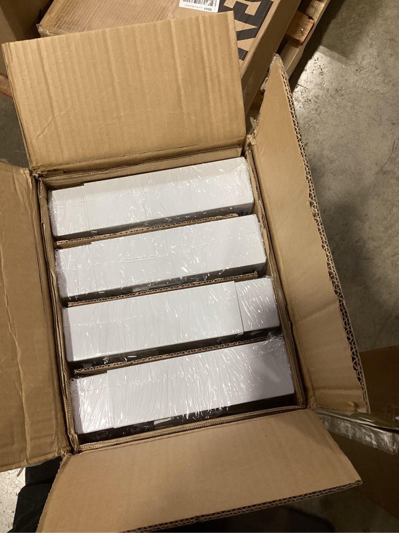 Condition photo showing New/Like New for 4 Pack Expandable Width (9"-14.1") Pull Out Cabinet Organizer 21" Deep with Raising Pad for Framed Cabinets, Upgrade 3 Slide Rails Slide Out Drawers, Roll Out Shelves Adhesive, White White 21"D x 9"-14.1"W(4Pack)