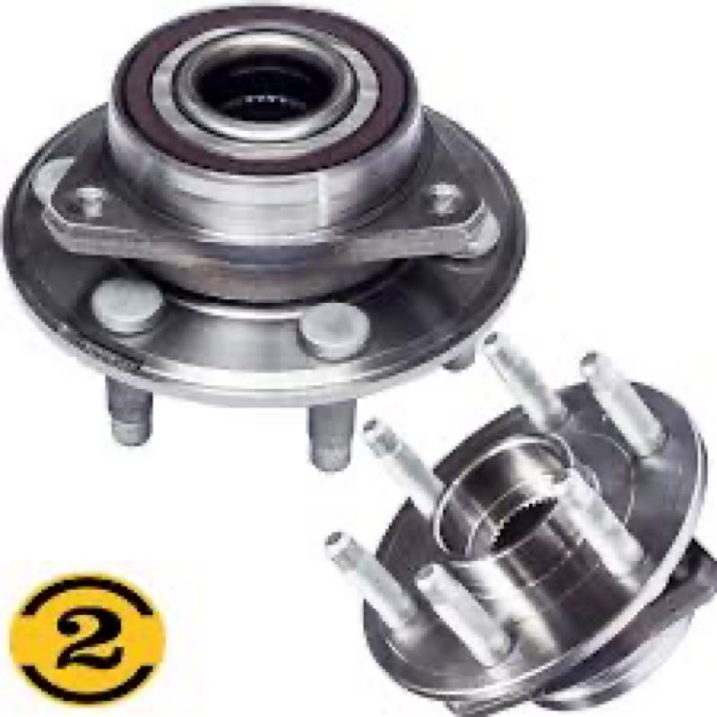 autoround 513289 front/rear wheel bearing and hub assembly fit for 2010-2016 cadillac srx/saab 9-4x,
