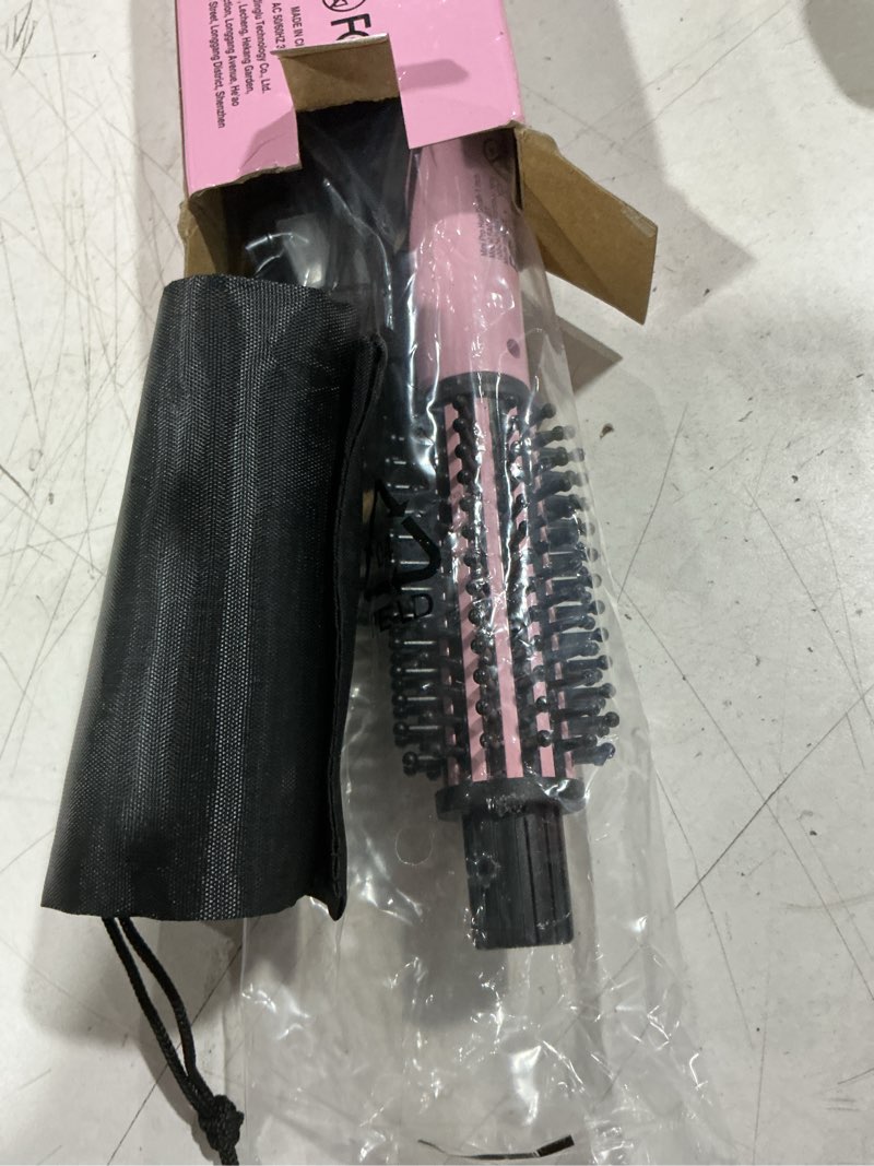 Condition photo showing Good Condition for farery mini thermal brush 1 inch, heated round brush for soft curls, 3 temperature adjustable travel curling iron for short hair, lightweight curling wand for bouncy hair, touch-ups, dual voltage