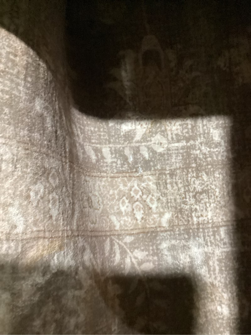 Condition photo showing Good Condition for (similar to)washable area rugs for living room - 9x12 neutral vintage distressed floral farmhouse boho large soft floor rug indoor non slip carpet for bedroom dining room office - brown/multi brown/multi 9' x 12' (rectangular)
