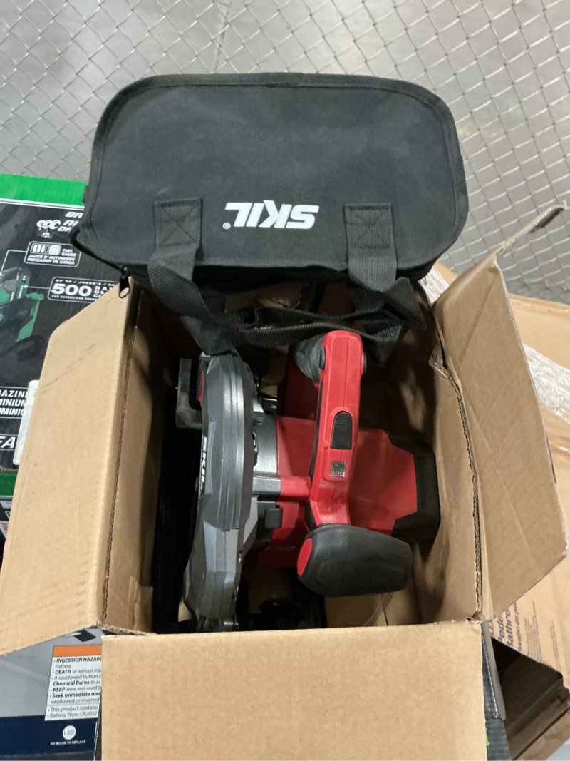 Condition photo showing As Is for skil 15 amps 7-1/4 in. corded brushed circular saw