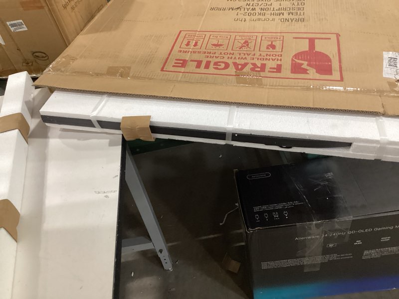 ironsmithn Arched Window Mirror, 31.5"x19.7" Grid Mirrors, Windowpane Mirrors, Black Metal Wall Mirr