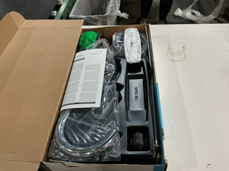 Condition photo showing New/Like New for moen kiran chrome one-handle high arc pulldown kitchen faucet with power clean, 87599