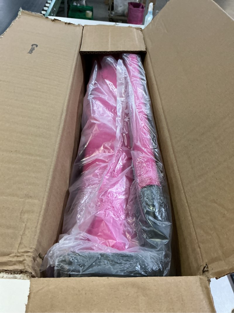 Condition photo showing New/Like New for fodlable bbl chair with hole, adjustable 5-position lawn chair for bbl chaise lounge after surgery recovery bed for patio garden poolside outdoor yard beach (pink)