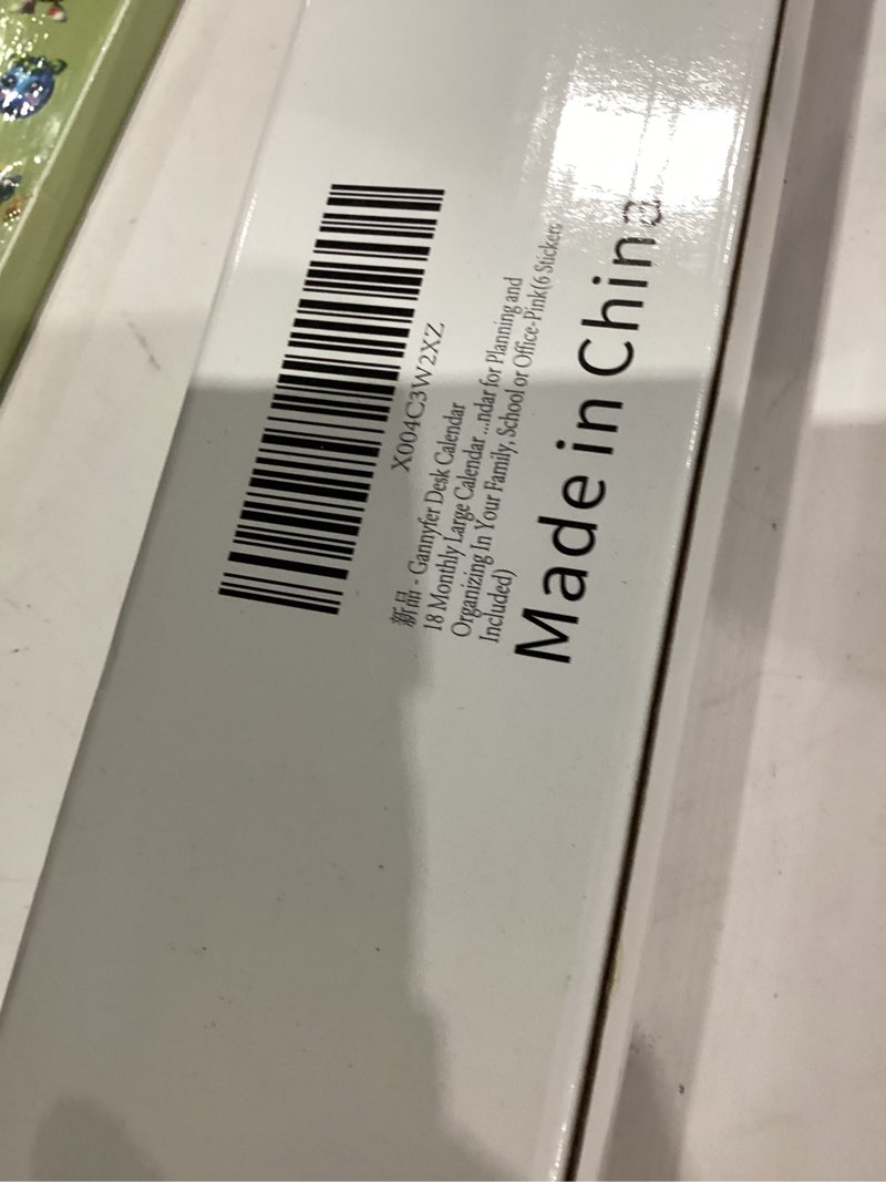 Condition photo showing Good Condition for Gannyfer Desk Calendar 2026, Large 2026 Desk Calendar 22" x 17", Now to December 2026, 18 Monthly Pink Desktop Calendar 2025-2026 for Planning and Organization at Home, Office or School(6 Stickers Included) Pink - 22" X 17" (Now - Dec.2026)