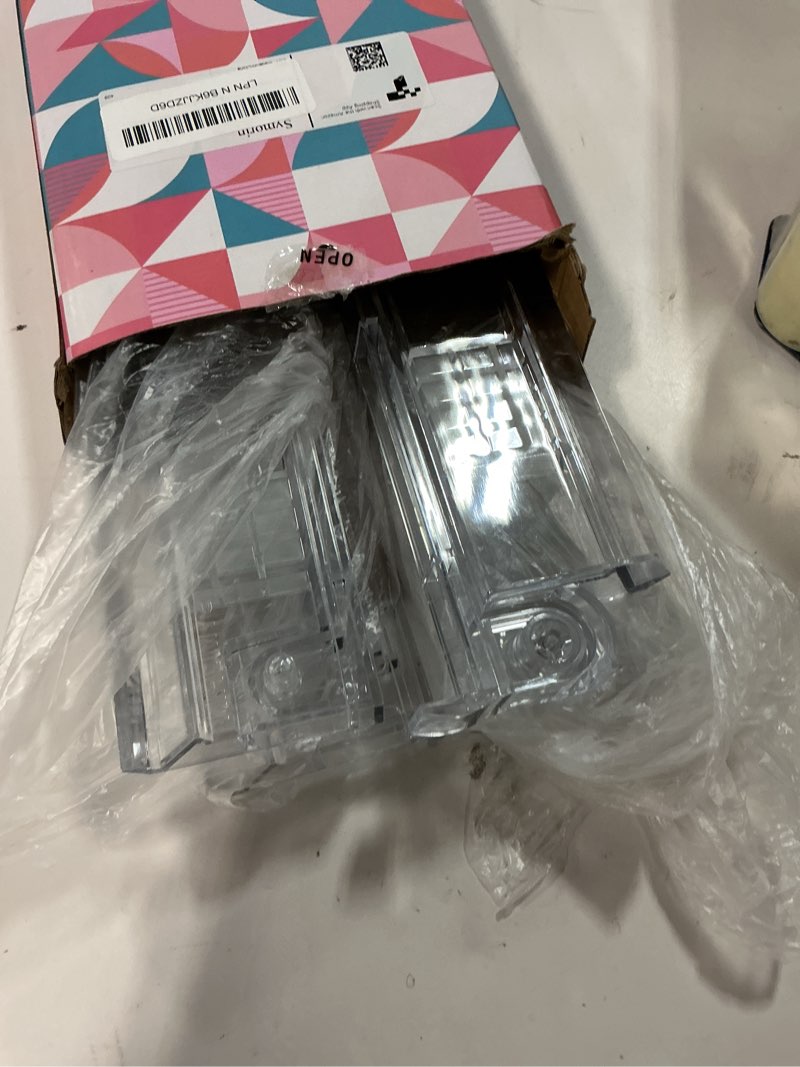 Condition photo showing Good Condition for non-slip mahjong racks with pushers, 4-pack clear acrylic racks, american mahjong accessories, gift-ready mahjong gifts (clear)