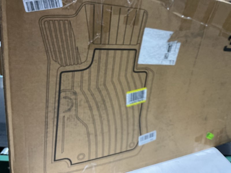 Condition photo showing Good Condition for 3W Floor Mats Fit for 2019-2024 Dodge Ram 1500 Crew Cab New Body (NOT Classic Models) with Original Storage All Weather TPE Accessories Custom Fit Dodge Ram 1500 Floor Liner Full Set Car Mats 19-24 Ram 1500 w/ Storage Floor Mats