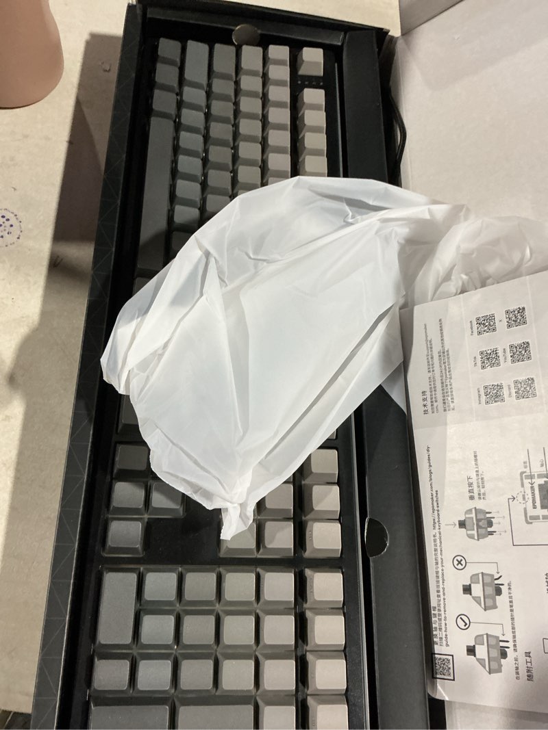 Condition photo showing Good Condition for epomaker th108 full size mechanical keyboard, wireless gaming keyboard with 8000mah battery, creamy gasket, 108 keys, hot swap, custom driver, rgb backlight (black, creamy jade)
