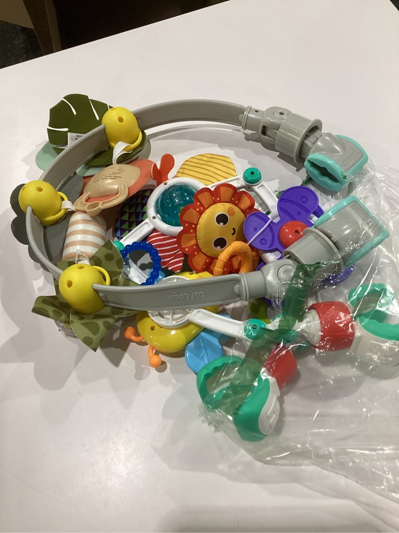 Condition photo showing Good Condition for Adjustable Arch Bassinet Toys for Infant & Toddlers, Stroller Arch, Baby Crib Toys with Fascinating Hanging for Stimulating Baby’s Senses and Developing Motor Skills Set5