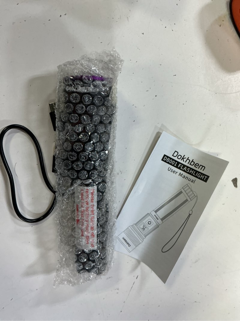 Condition photo showing Good Condition for 365nm uv flashlight rechargeable, black light flashlight with lcd display, powerful ultraviolet lights for pet urine detection, resin curing, rockhounding, scorpion, uranium glass, a/c leak
