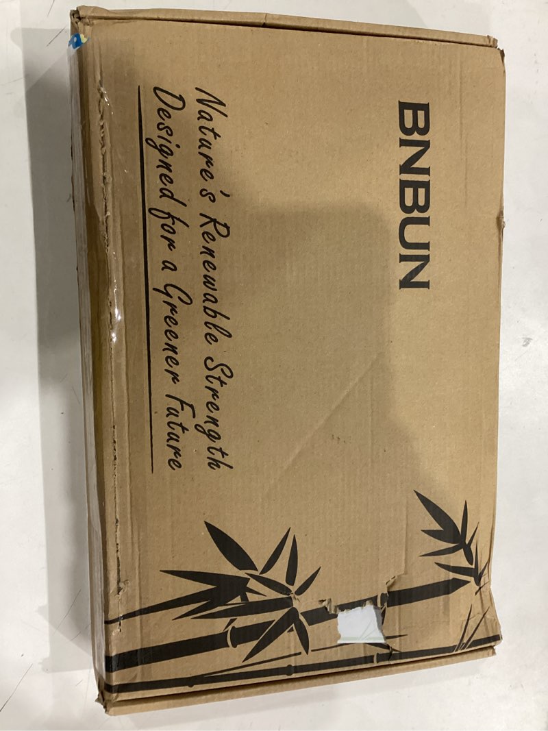 Condition photo showing Good Condition for Bamboo Cutting Board for Kitchen, Wooden Cutting Board 3-Piece Set with Non-Slip Mat Deep Juice Groove and Built-In Handles, Wood Cutting Board for Meat Vegetables Fruit Ideal Gift for the Home Carbonized brown set of 3(S+M+L?