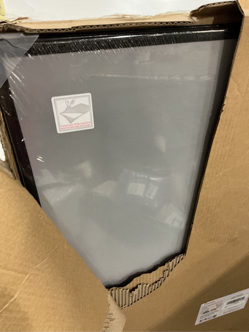 Condition photo showing New/Like New for upsimples 27x40 in poster frame black 3 pack, scratch-proof picture frames 27 x 40 for photo gallery - slide-in strips, horizontal or vertical wall mounting black 27x40
