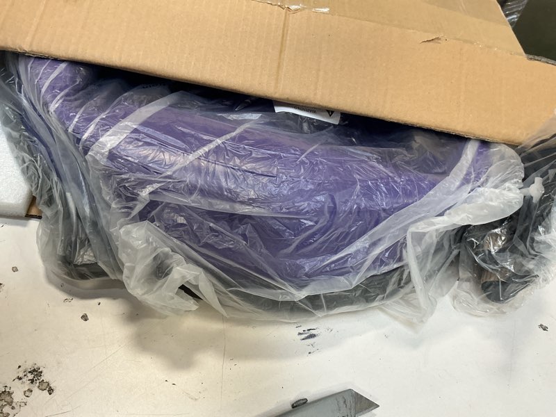 Condition photo showing Good Condition for Half Balance Ball Trainer - Core Exercise Equipment for Stability & Strength Training, Includes Resistance Bands & Pump - Balance Beam for Home Gym, Fitness, Rehabilitation & Physical Therapy New-purple