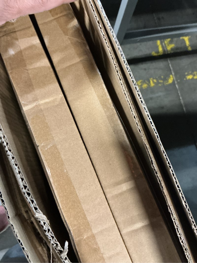 Condition photo showing New/Like New for Cumbor 2 Pack 29.7"-51.5" Extra Wide Baby Gate for Stairs, Easy Wall Through Dog Gates for Doorways, Pressure Mounted Pet Gate Indoor, Safety Auto-Close Child Gate for Kids with 4 Wall Cups, Black Black 29.7-51.5"W x 30.5"H (2 Pack )