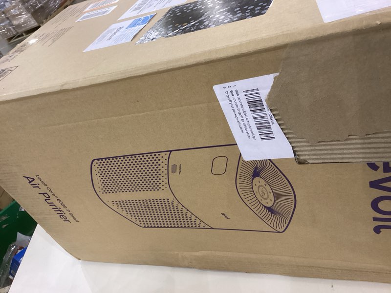 Condition photo showing As Is for LEVOIT Air Purifiers for Home, Large Room Up to 2933 Ft² With HEPA Sleep Mode, AHAM VERIFIDE, Smart WIFI, PM2.5 Monitor, 3-in-1 Filter For Smoke, Pet Allergies, Dust, Alexa Control, Core 600S-P, White Core 600S White
