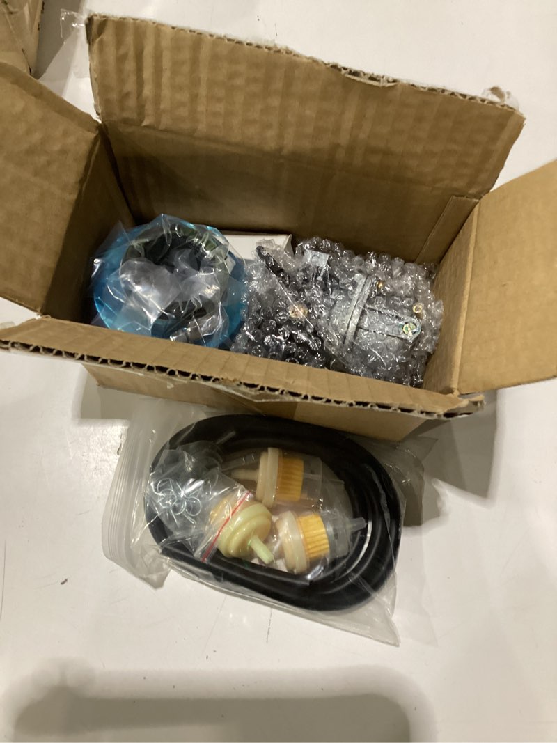 Condition photo showing As Is for holato pz19 carburetor carb air filter fuel line kit for 50cc 70cc 90cc 110cc 125cc tao tao gk110 baja ssr apollo coolster chinese kids four wheeler atv go kart crf50 xl70 dirt pit bike motor (black)