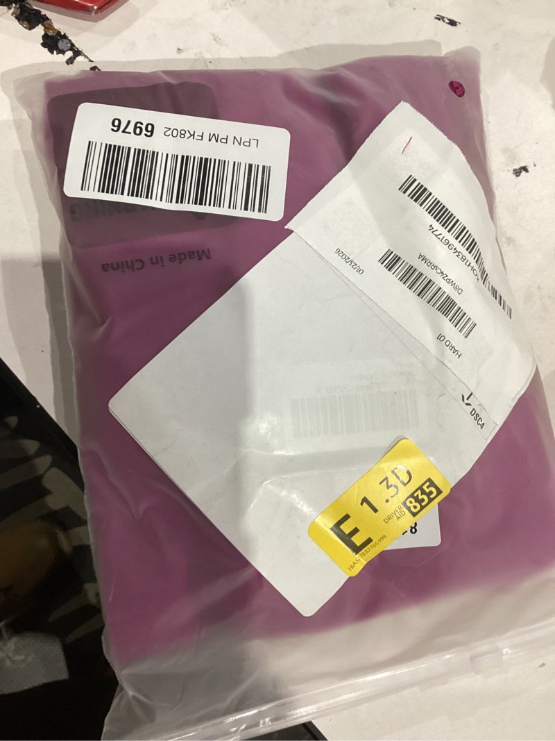 Condition photo showing As Is for Nanaki Dog Wound Care Shirt, Dog Leg Sleeve To Stop Licking Rear Leg And Abdomen, Doggy Surgery Suit Female Spay,Doggy Onesie For Surgery Female Male, Pet Surgical Recovery Suit Pet Wound Heal Clothes 2XL(Back:22.4", Weight:37-72Ib) Purple