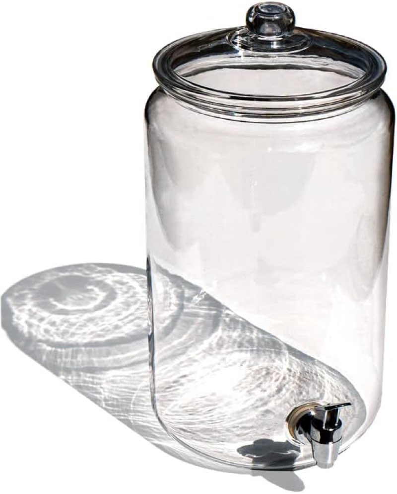 Belize Iced Beverage Dispenser with Chrome Plated Spigot,