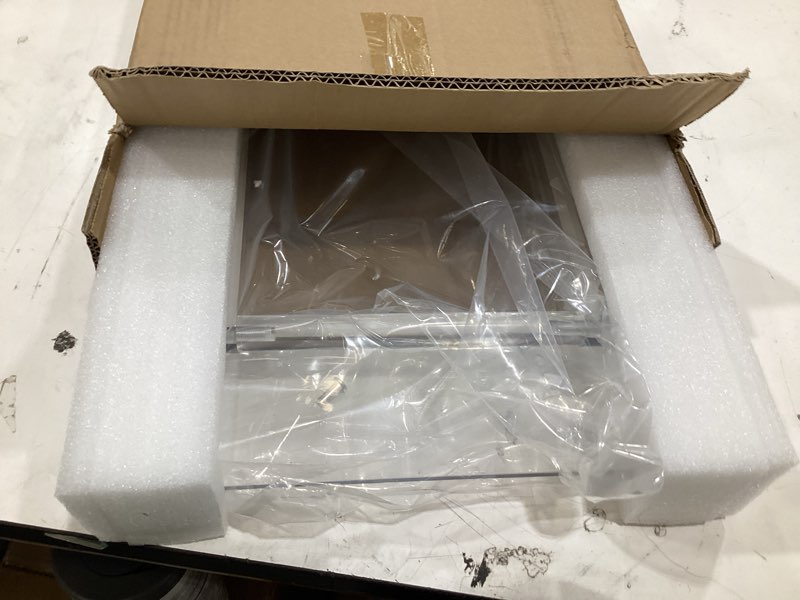 Condition photo showing Good Condition for namalu acrylic foldable tv dinner table clear small folding tray space saving for eating snack coffee bed desk living room kitchen furniture easy assembly (no edge,20.4 * 18.6 * 12inch,black) black 20.4*18.6*12 inches no edge