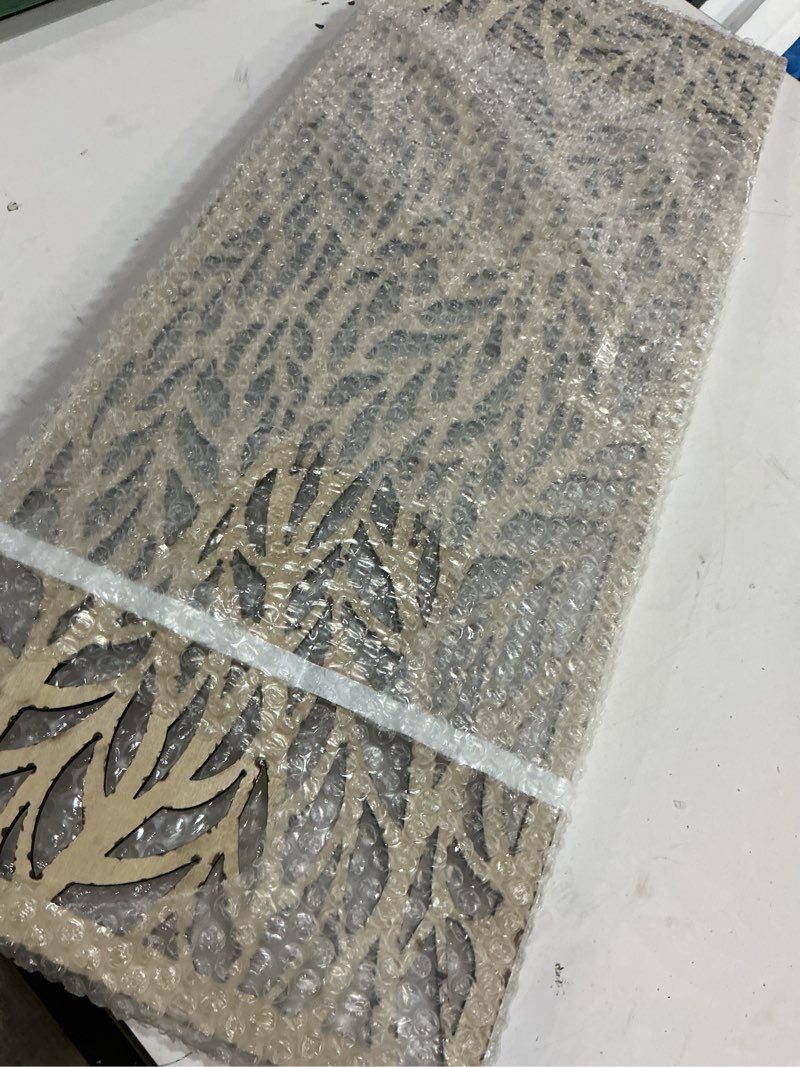 Condition photo showing Good Condition for 11 3/8"W x 29 3/8"H x 1/4"T Ortonville Decorative Fretwork Wood Wall Panels, Red Oak 11.375-in. W x 29.375-in. H x 0.25-in. P Red Oak