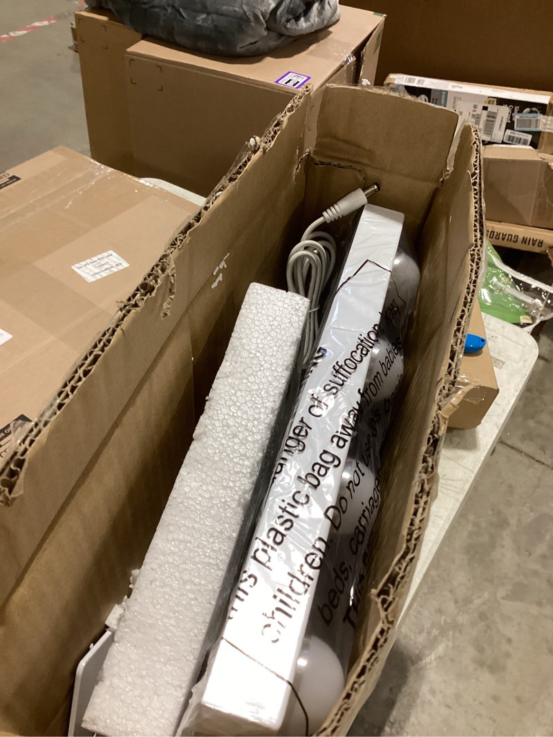 Condition photo showing Good Condition for cooljeen makeup mirror vanity mirror with lights - 12 led bulbs lighted hollywood mirror, 10x magnification,3 color modes, touch control, women gift (white) white-12 bulbs