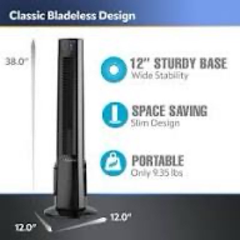 Lasko 36” Wind Tower Fan with Remote