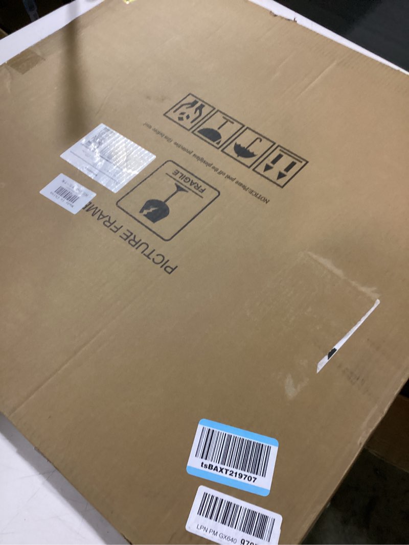 Condition photo showing New/Like New for vnvnk 24x24 frame black, perfect for 24x24 inch picture without mat or 20x20 inch picture with mat, home wall decor picture frame-1 pcs 24x24 black