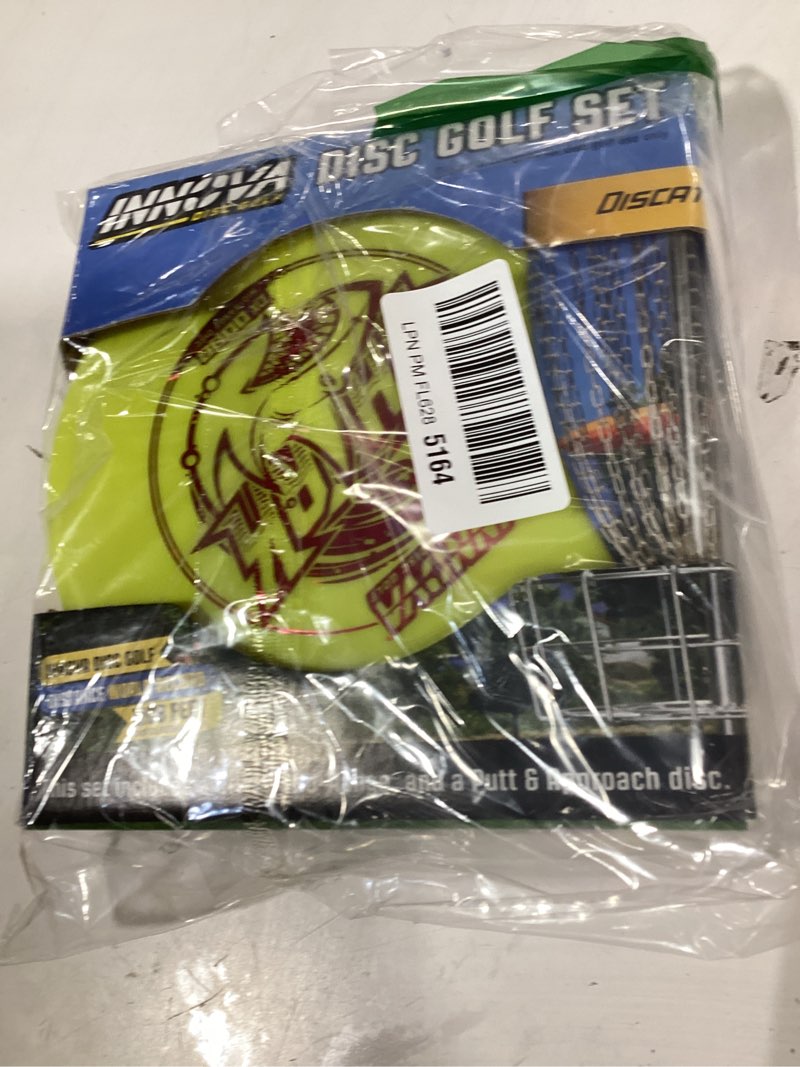 Condition photo showing New/Like New for innova disc golf set – driver, mid-range & putter, comfortable dx plastic, colors may vary (3 pack) starter set