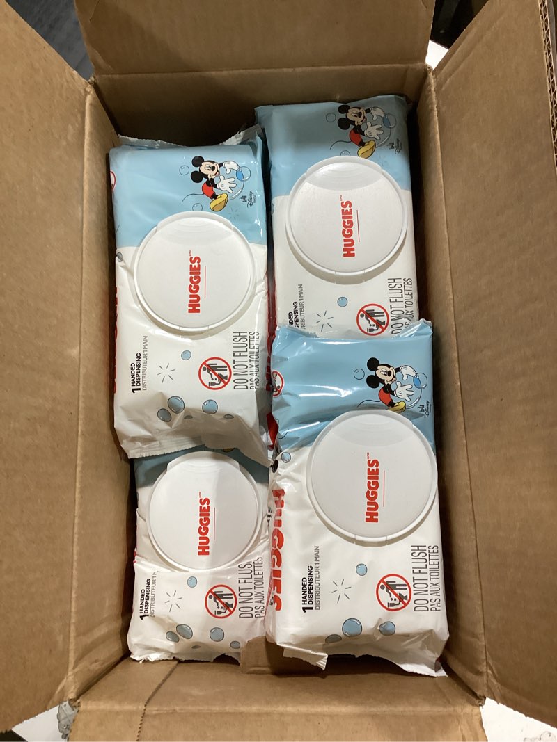 Condition photo showing As Is for Huggies Simply Clean Unscented Baby Diaper Wipes, 11 Flip-Top Packs (704 Wipes Total), Packaging May Vary 64 Count (Pack of 11)