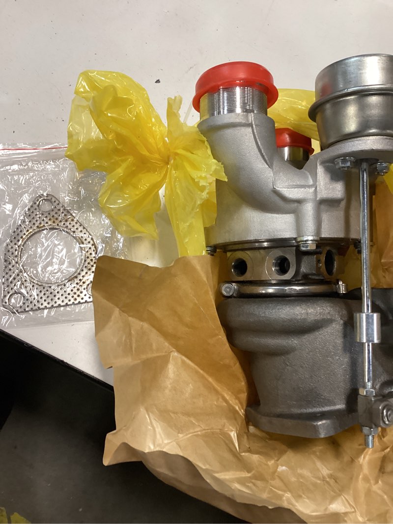 Condition photo showing As Is for labwork K03 Turbo Turbocharger 53039880118 Replacement for BMW Mini Cooper S Models R55 R56 R57 R58 R59 1.6L Engine Water Cooled 53039700163 53039700181