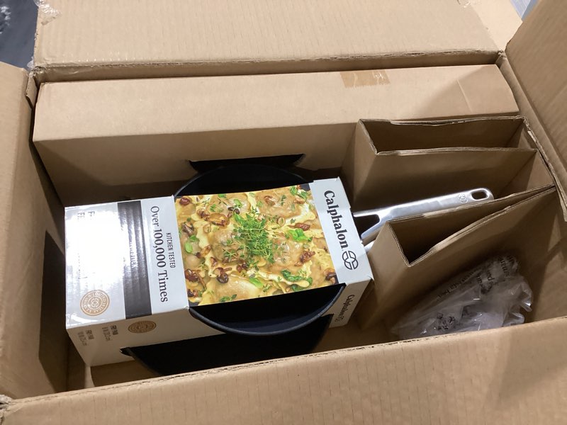 Condition photo showing Good Condition for calphalon® hard-anodized nonstick 8" and 10" frying pan set 8" and 10" fry pan combo