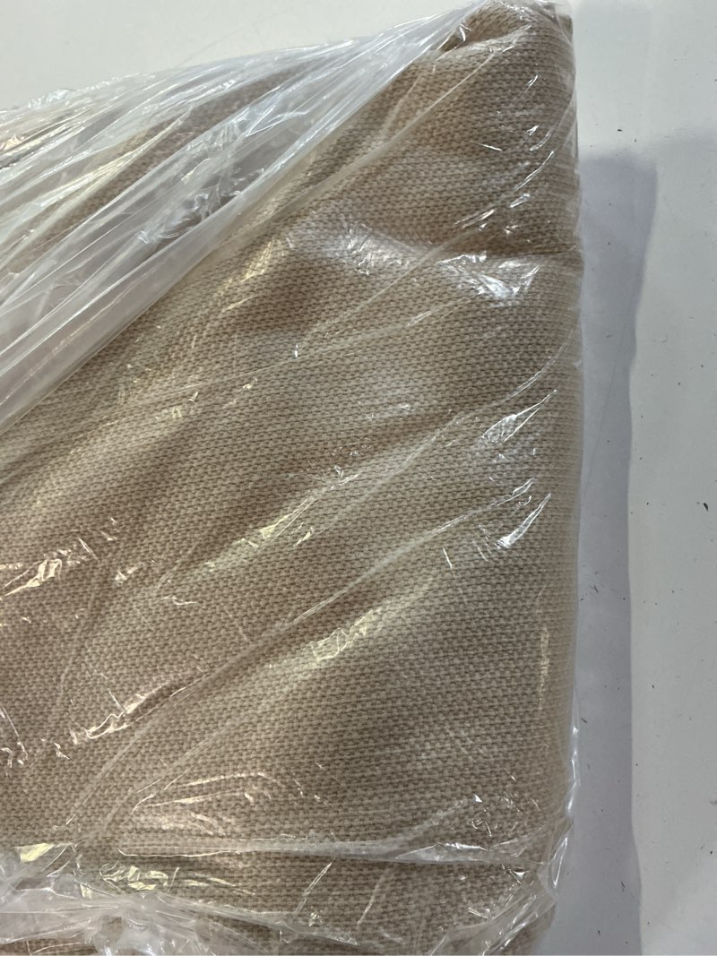 Condition photo showing Good Condition for luxury organic cotton bed blanket, twin, sand