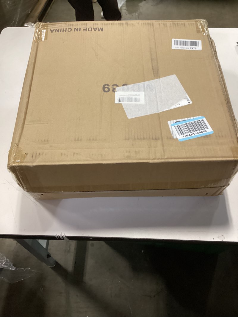 Condition photo showing New/Like New for Wall Mount Mailbox,Large Capacity Locking Mailbox for Outside,Galvanized Steel Cover and Rust-Proof Metal Post Box with Newspaper Holder,15.7"x15.7"x4.3" Black,MD039G 039-grey