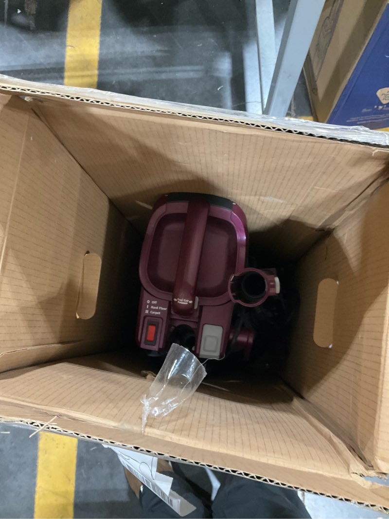 Condition photo showing As Is for Shark LA702 Rotator Pet Lift-Away ADV Upright Vacuum with DuoClean PowerFins HairPro & Odor Neutralizer Technology, Wine Purple