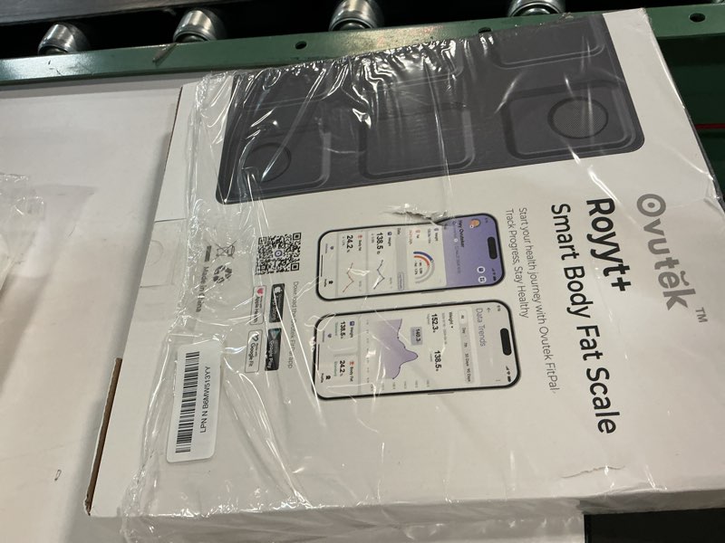 Condition photo showing As Is for Ovutek Professional Smart Scale for Body Weight, BMI, Body Fat, Muscle Mass, Highly Accurate Body Composition Weighing Machine, Bathroom Digital Scale Large Display Sync with Fitness App, 450lb