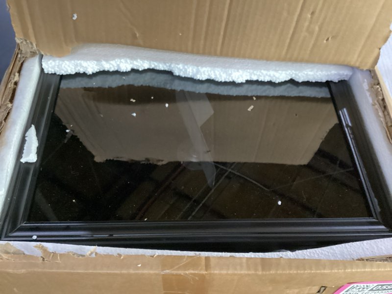 Condition photo showing New/Like New for shoe display case memorabilia display case shoe wall mount wooden sneaker cabinet for football basketball baseball sports shoes display with anti fade uv protection acrylic door lockable black lock