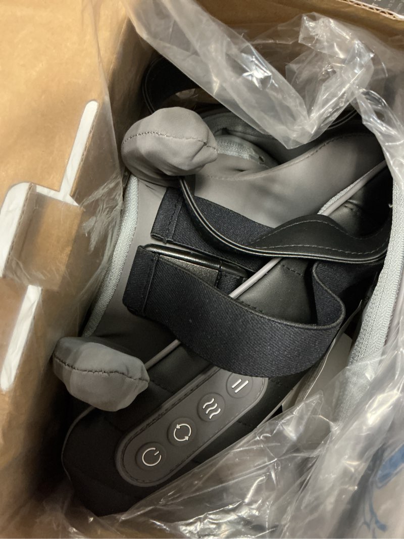 Condition photo showing New/Like New for comfier cordless neck massager with heat, 4d kneading shiatsu neck and shoulder massager deep tissue, hands-free straps, fsa eligible hsa, father day gift for dad gray