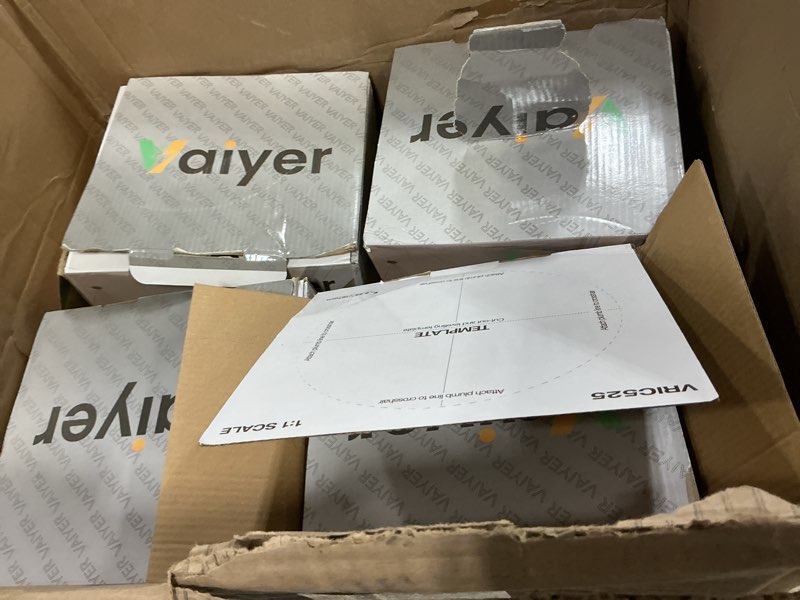 Condition photo showing Good Condition for home theater system kit, 4 channel 1000 watts bluetooth receiver with 5.25" 8 qty of 175w in-wall in-ceiling speakers & 16 gauge 500 ft. spool of speaker zip wire by vaiyer