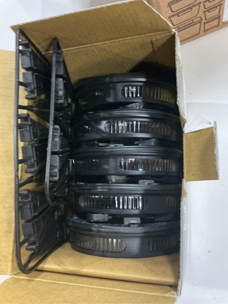 Condition photo showing Good Condition for member's mark led color changing solar disc lights, 5-pack, matte black
