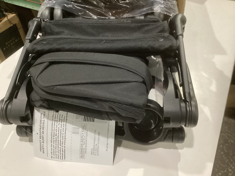 Condition photo showing Good Condition for graco gomax frame stroller, accepts all graco infant car seats, backpack style lightweight travel stroller frame