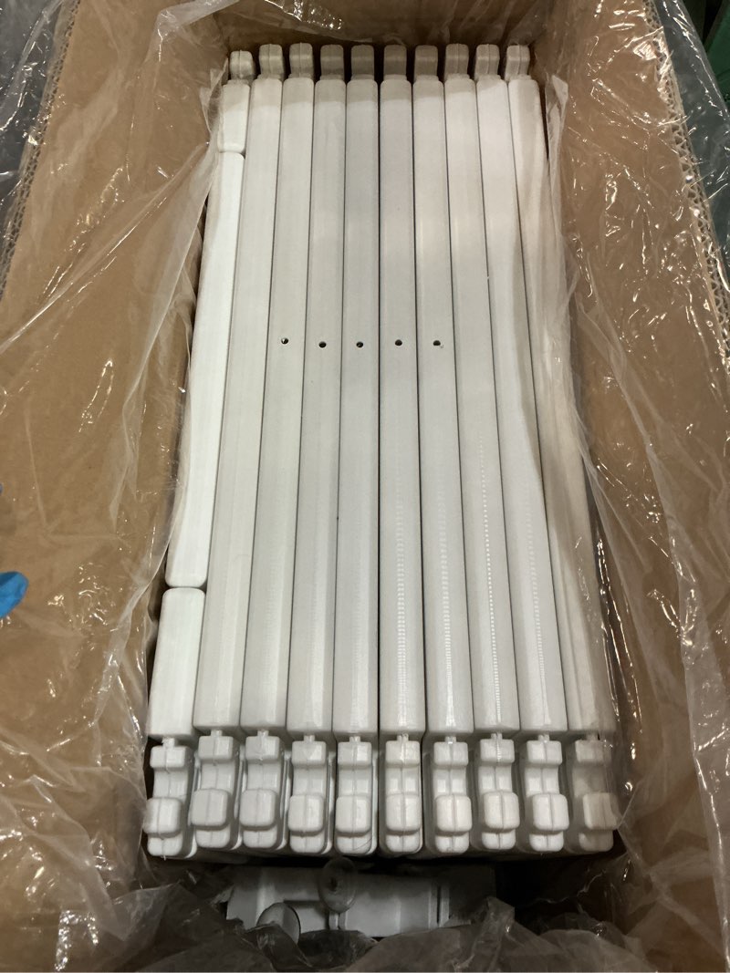 Condition photo showing Good Condition for clear acrylic dog playpen indoor, puppy cat small pet play pen, pet cat playpen for rabbits, dog fence crate kennel whelping cage (white, 10 panel)