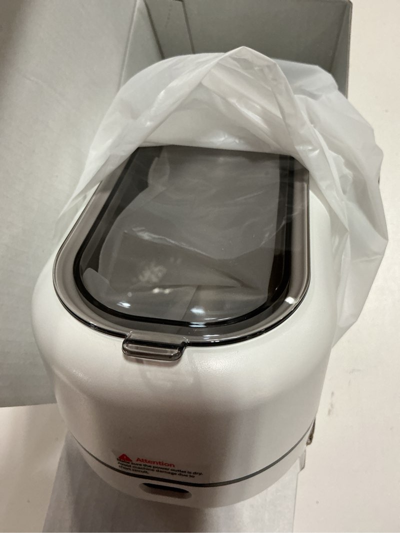 Condition photo showing New/Like New for ultrasonic jewelry cleaner, 48khz ultrasonic cleaner machine for jewelry, eyeglasses, rings, watch strap, dentures-dual cleaning modes, 304 stainless steel tank white