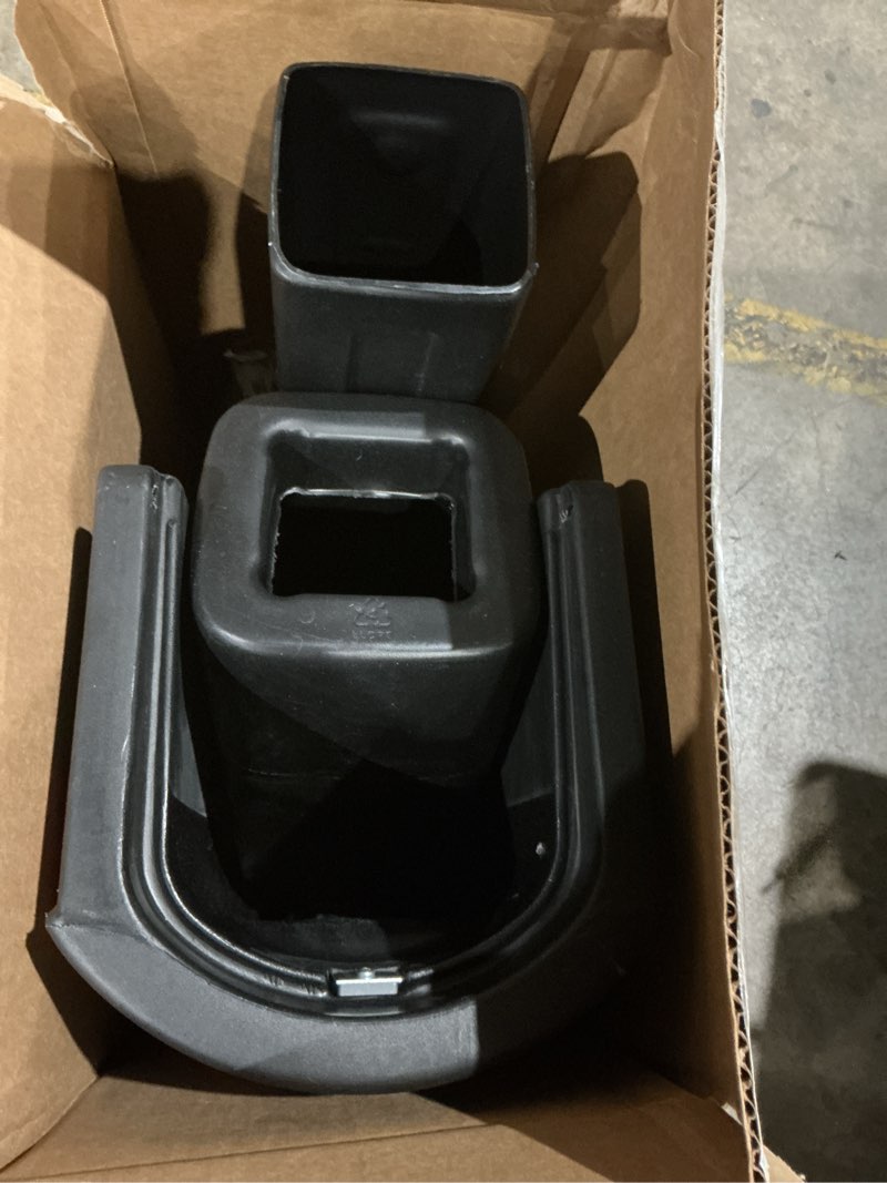 Condition photo showing As Is for step2 mailmaster express plastic mailbox with black finish