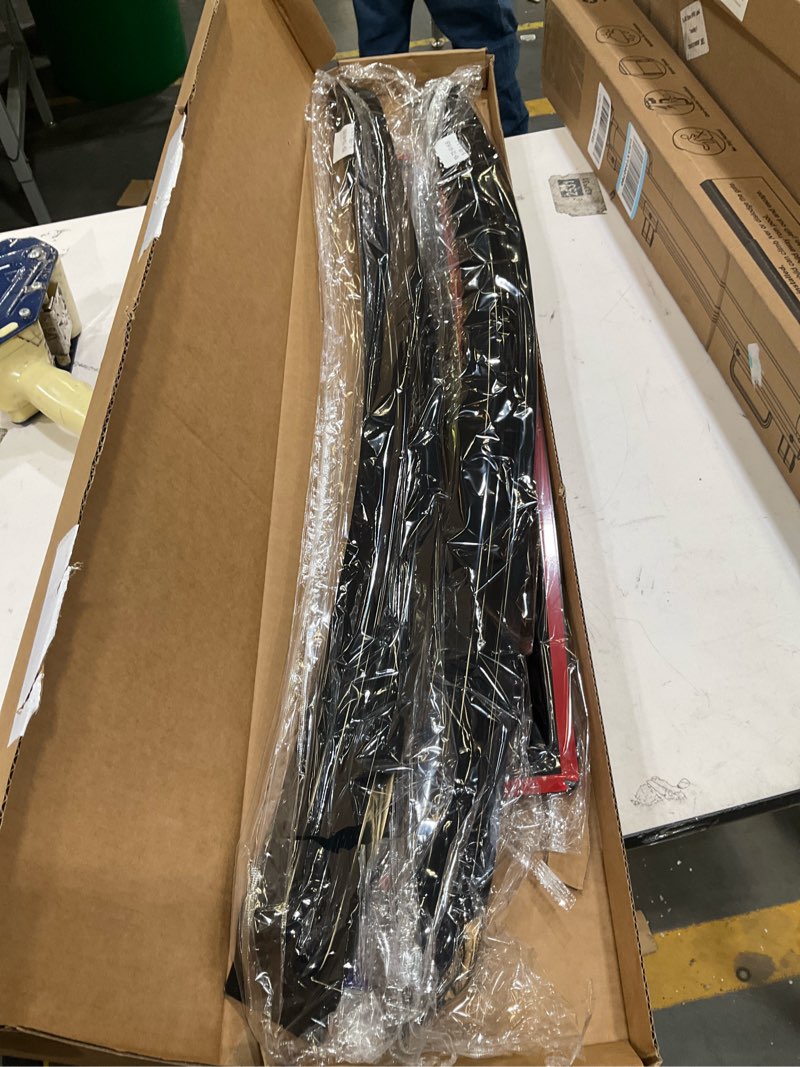 Condition photo showing Good Condition for 4pcs slim style black acrylic window rain guards for 2011-2020 dodge charger sun wind deflectors replacement