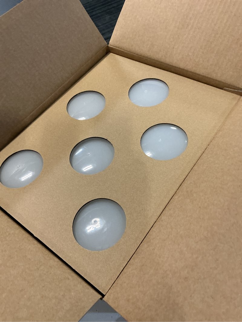 Condition photo showing Good Condition for tjoy 12 pack br30 led bulb 65w equivalent, dimmable led flood light indoor, e26 base, 5000k daylight, 9w, 800 lm, recessed lighting bulbs for ceiling, recessed can, living room and kitchen
