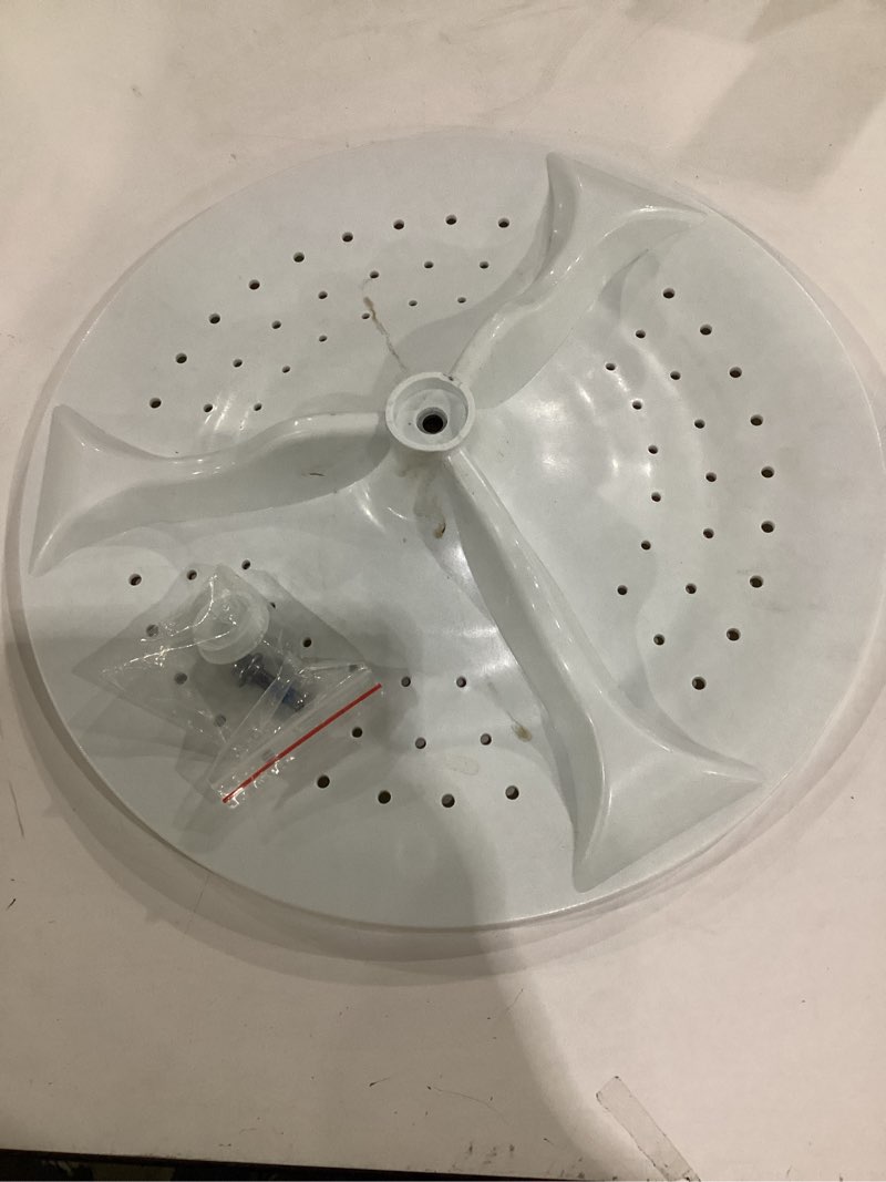 Condition photo showing As Is for upgraded w10752283 washer washplate compatible for whirlpool washing machine by techecook - wtw5000dw1 washplate replaces w10609476, w10834890, ps10064549, ap5956378, 3452757