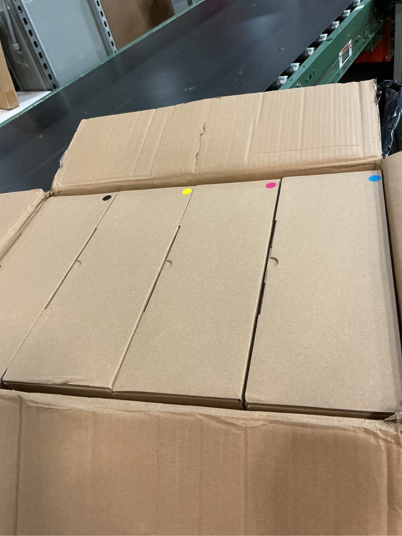 Condition photo showing Good Condition for 215a toner cartridges with chip compatible for hp 215a w2310a w2311a w2312a w2313a for hp color pro mfp m183fw m182nw m183fdw pro m155a m155dw m155nw printer ink, black cyan yellow magenta 4 pack