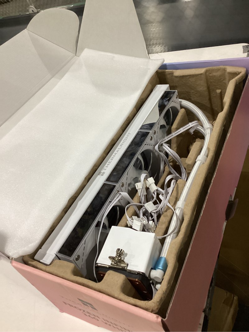 Condition photo showing Good Condition for Thermalright Frozen Infinity 360 White Liquid CPU Cooler,Triple PWM Fans with 2000RPM,Desktop CPU Aio Cooler,for AM4/AM5&Intel LGA1150/1151/1200/2011/1700/1851,Infinity Mirror PC CPU Water Cooler