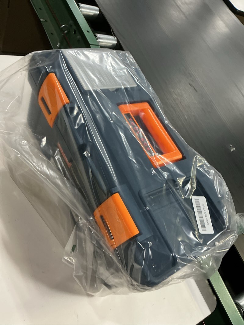 Condition photo showing Good Condition for anyyion 17 inch tool box with removable tray, small parts box on the lid is removable, tray can be removed and combined at will?internal size:16.3"l*7.8"w*6.5"h ? 17 inch?internal size:16.3"l*7.8"w*6.5"h ?